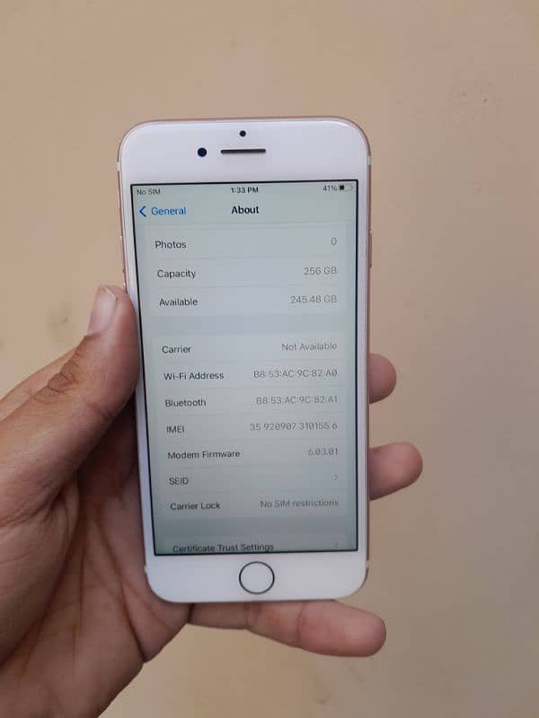 iPhone 7 256gb Zong sim Glich Non pta 10