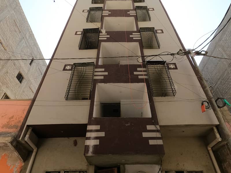 New Flat For Sale 2 bed room 1st Floor at 31 B korangi 0