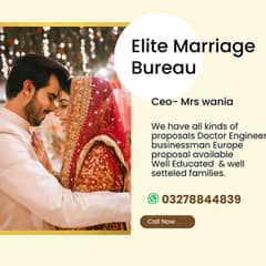 Marriage Bureau services Online rishta Pakistan & Abroad proposals