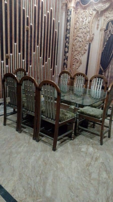 8 chairs Dining Table urgent sale , 1