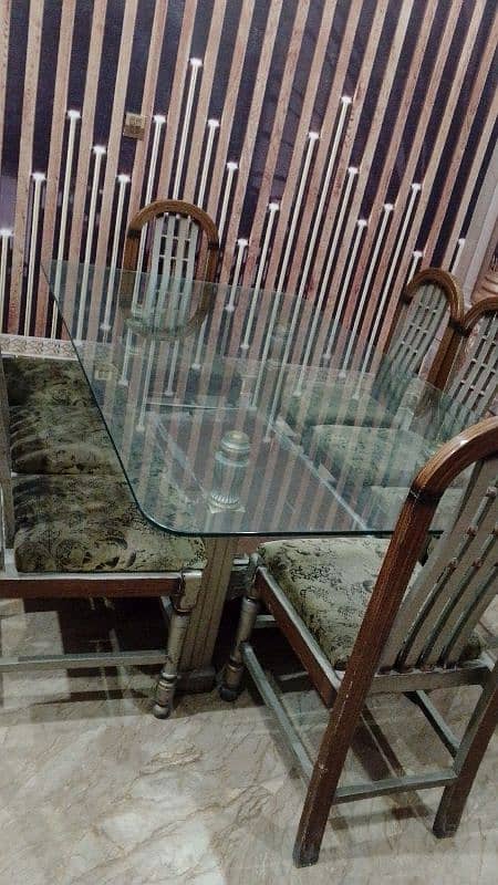 8 chairs Dining Table urgent sale , 2