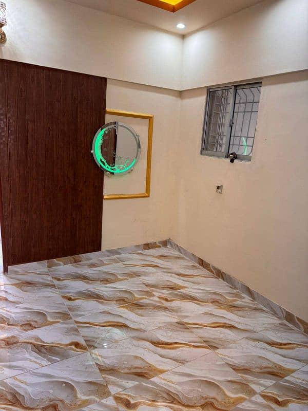 spacious 3 bed dd flat for sale prime location Gulistan e jauhar 2