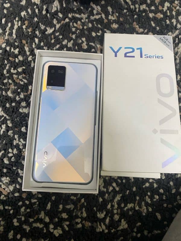 vivo y21 4gb ram 64gb rom with box 1