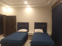 FULLY FURNISHED 01 BEDROOM WITH ATTACH BATH AVAILABLE FOR RENT AT VERY HOT LOCATION