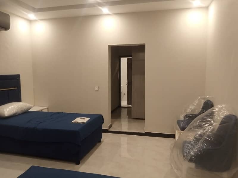 FULLY FURNISHED 01 BEDROOM WITH ATTACH BATH AVAILABLE FOR RENT AT VERY HOT LOCATION 3