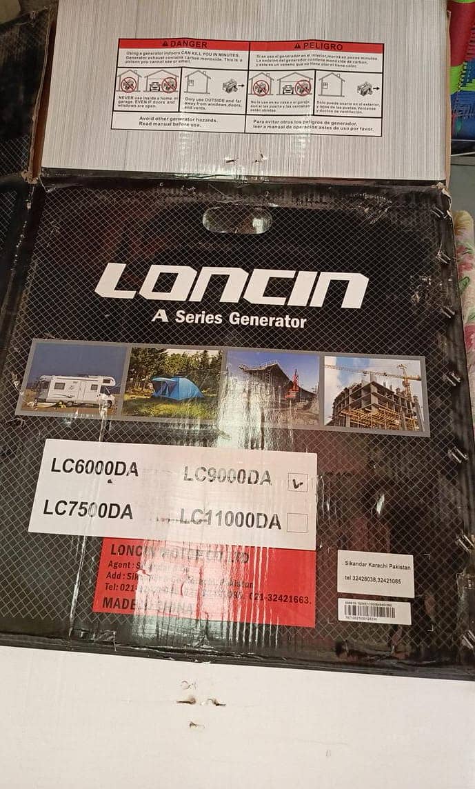 Loncin Generator | New model 6.5kv | Brand New 5