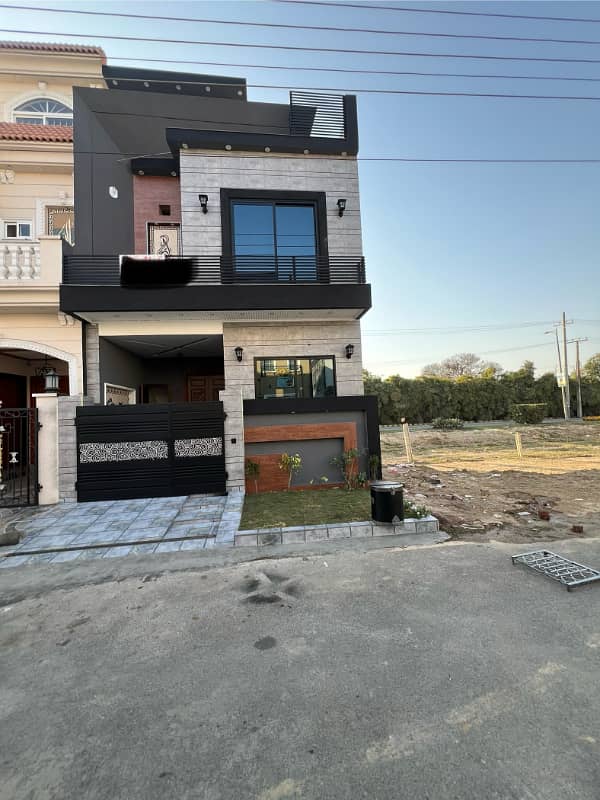 3 marla brand new house for sale in AL Hafeez garden phase 5 main canal road Lahore 0