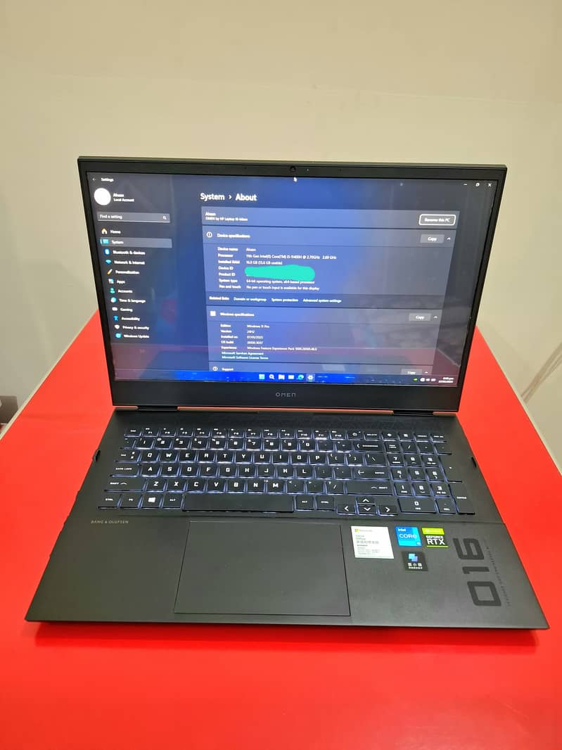 HP OMEN 16 Laptop | Core i5 11th Gen | 16GB Ram | 512 SSD | RTX 3050Ti 0