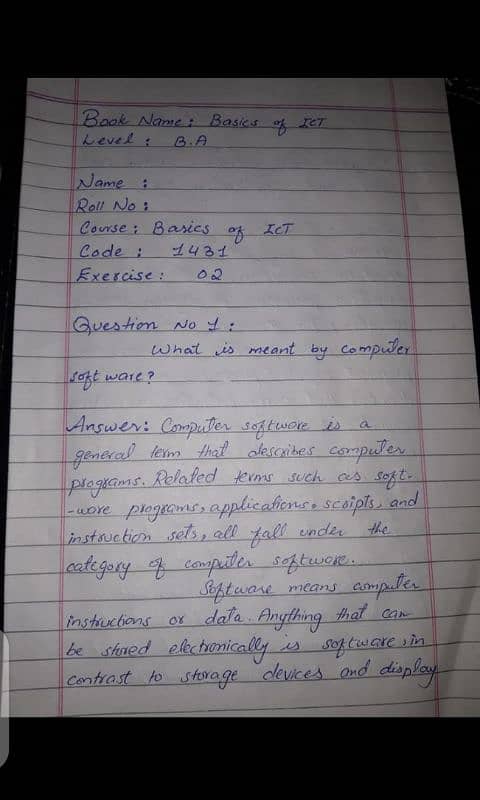 assignment handwriting 0