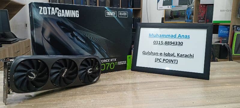 Nvidia RTX 4070Ti super ZOTC Trinity Black 16GB 0