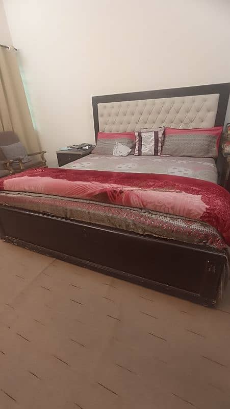 double bed with mattress 1