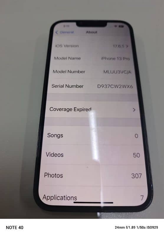 Iphone 13 pro non pta factory unlocked 8