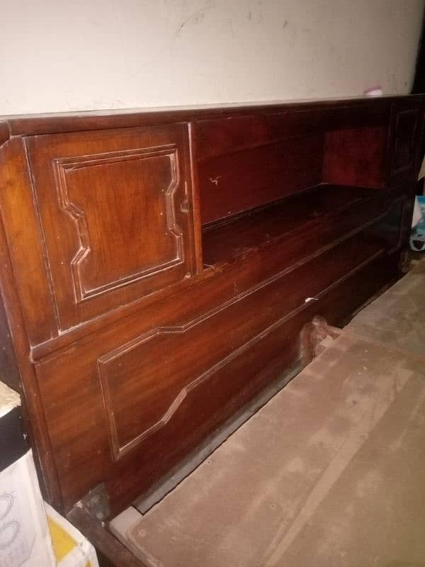 old style Wooden Double Bed 6