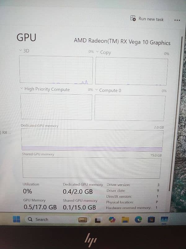 HP 32GB RAM 256GB NVMe Ryzen 7=Core i7-10th-GEN 2GB Rx Vega 10 Grpahic 5