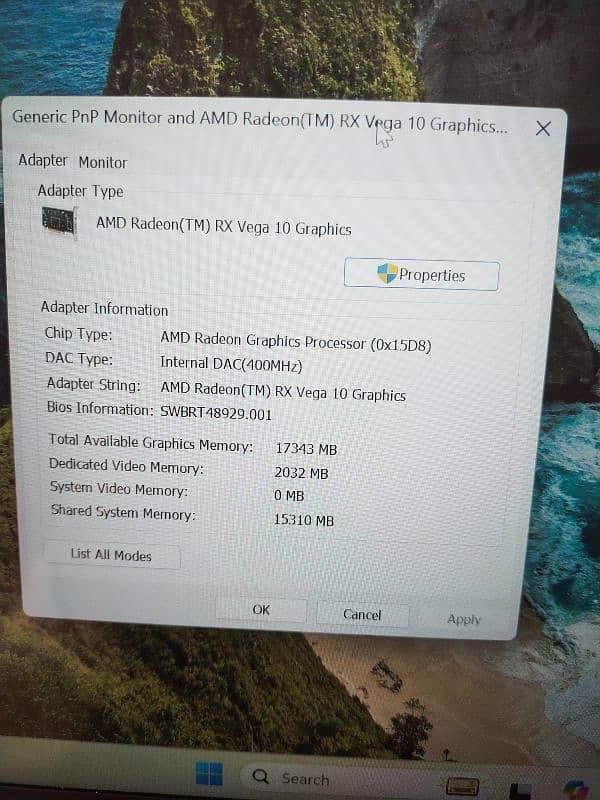 HP 32GB RAM 256GB NVMe Ryzen 7=Core i7-10th-GEN 2GB Rx Vega 10 Grpahic 7