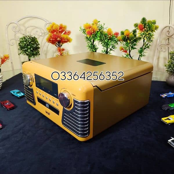 Turn Table Box Pack Set Gramophone Record player turntable 2