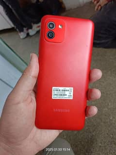 Samsung A03 4gb Ram 64 gb with box and charger