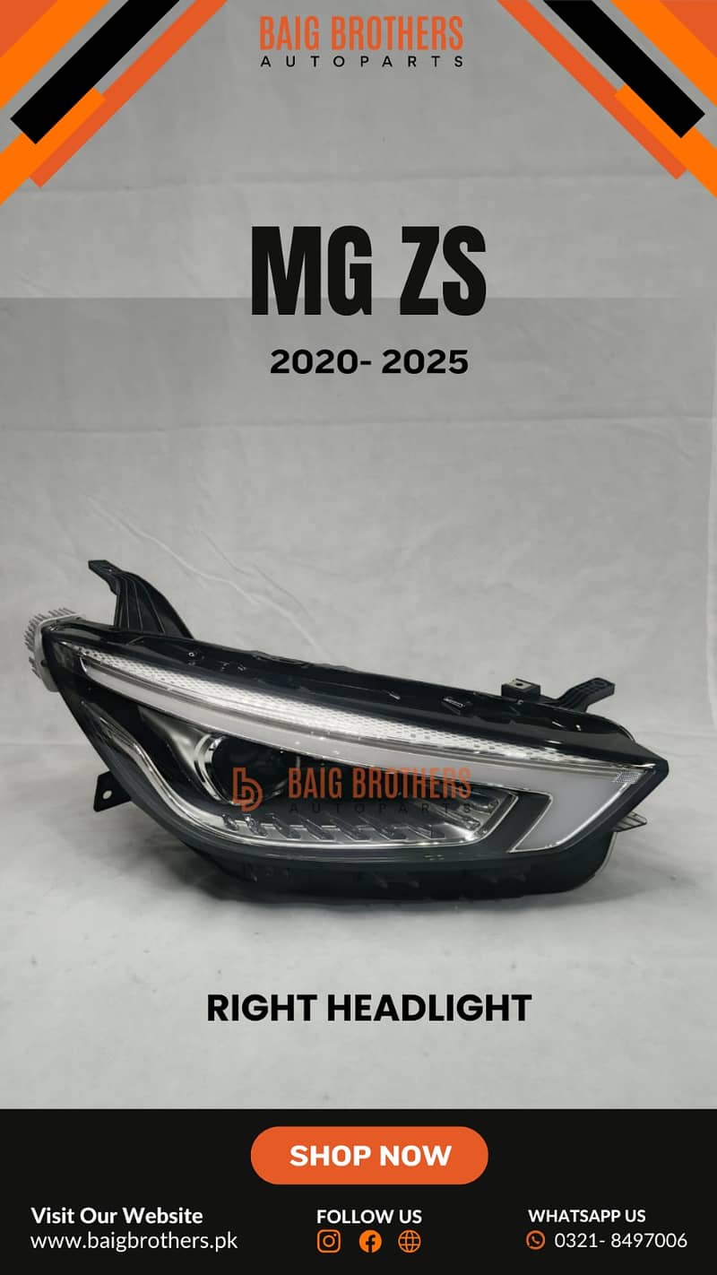 Hyundai Elantra Tucson Hrv Kia Stonic Mg Headlight Bonnet Door Lite Ac 4