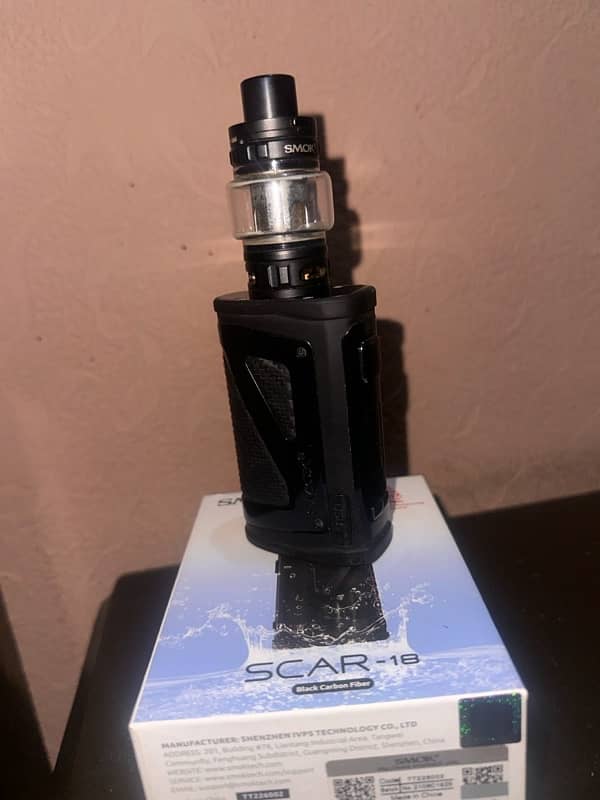 Smok vape scar-18 carbon fibre 1