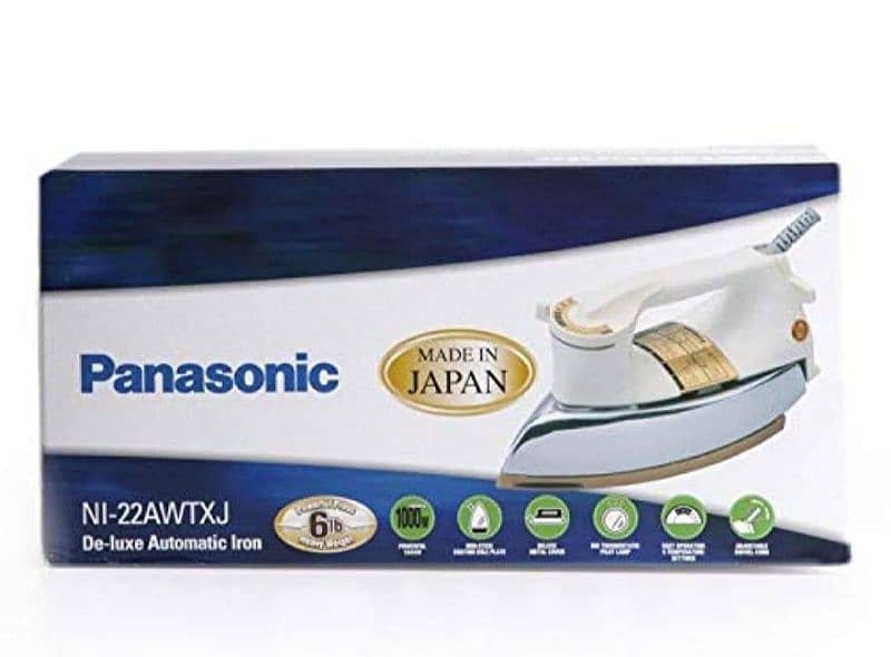 Heavy 1000W Dry iron with Non-Stick coating. All pakistan Delivery 1