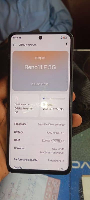 oppo Reno f 11 3