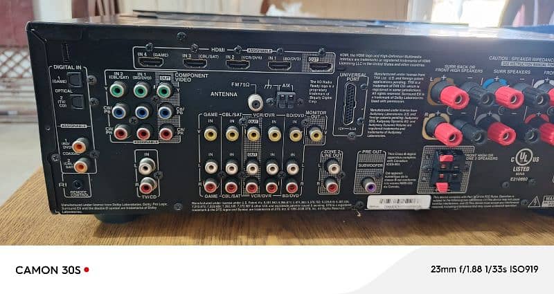 ONKYO model number HT-R980 5