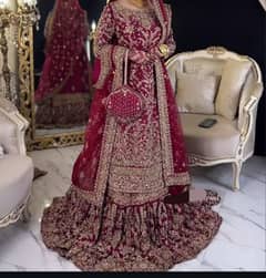 Barat Bridal Farshi Lehnga-wore only (4 hrs)