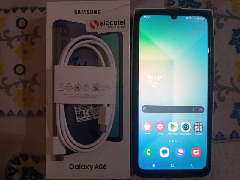 Samsung A06 4/128 pta just box open 1