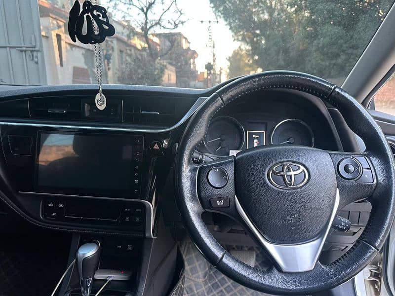 Toyota Altis Grande 2021 black interior 9