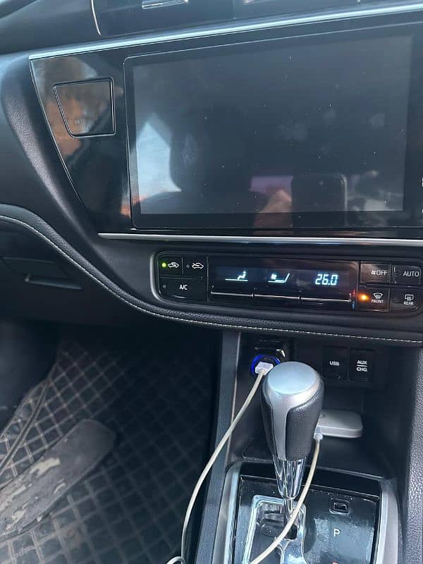 Toyota Altis Grande 2021 black interior 11