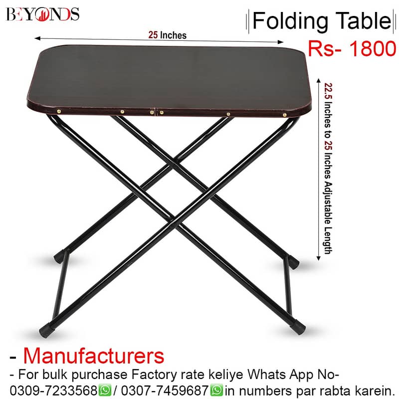 folding table/iron table/table/square table/cloth stand/table for sale 5