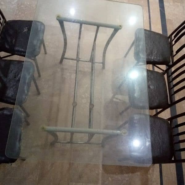 Dining table with 6 chairs 0