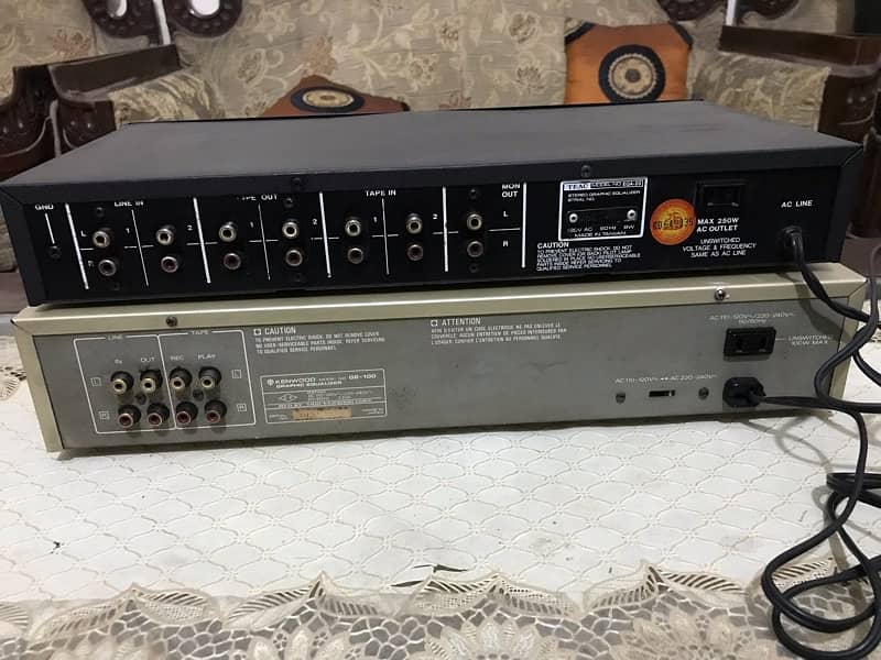 Teac and Kenwood  graphic Equlizer 3