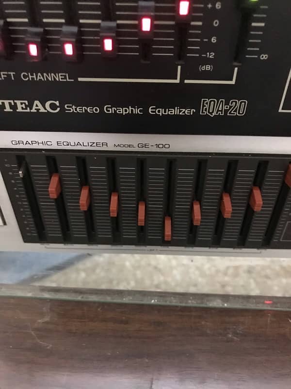 Teac and Kenwood  graphic Equlizer 8