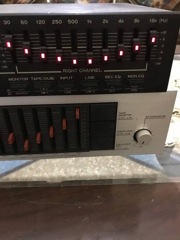 Teac and Kenwood  graphic Equlizer 11