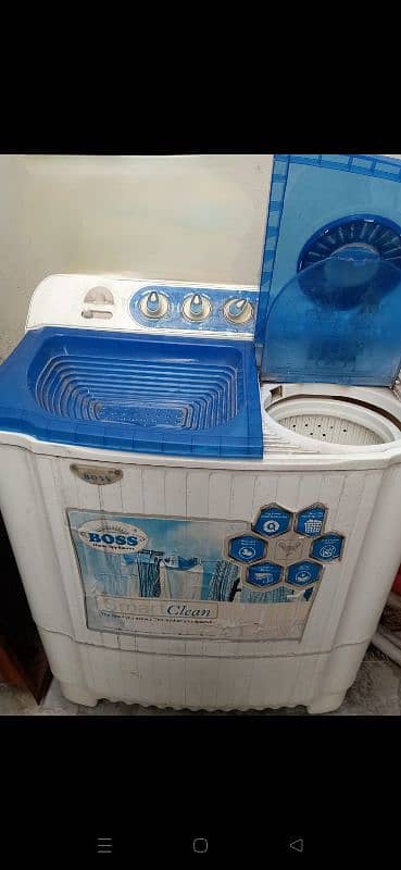 boss double washing machine 0