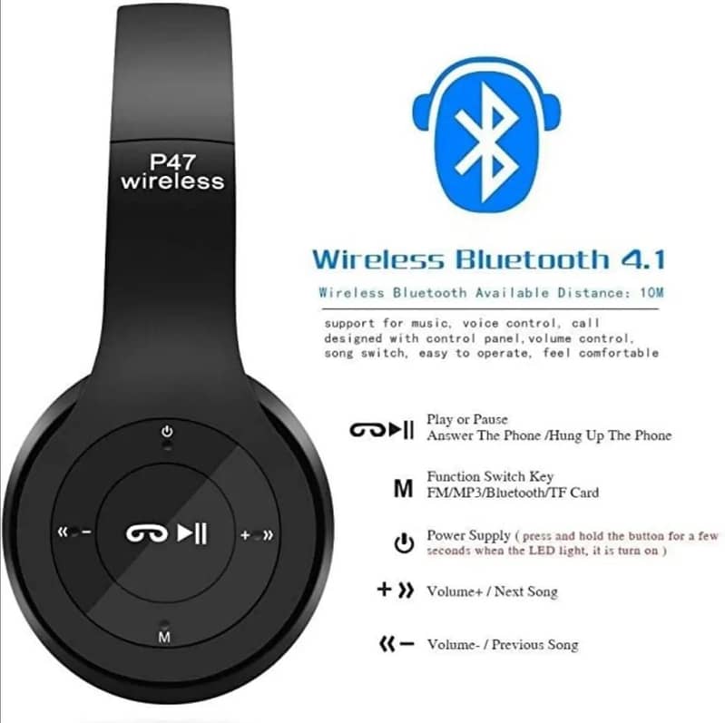 P47 wireless Headphones 3