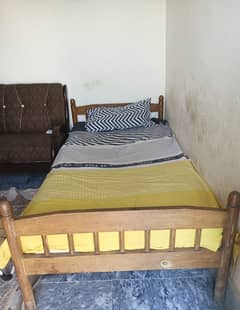 Single bed for sale with Mattress.