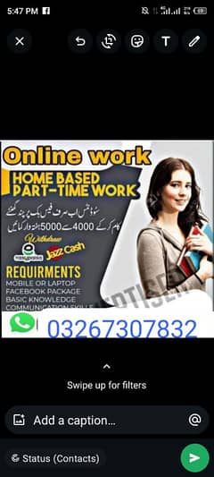 we need male female to online work