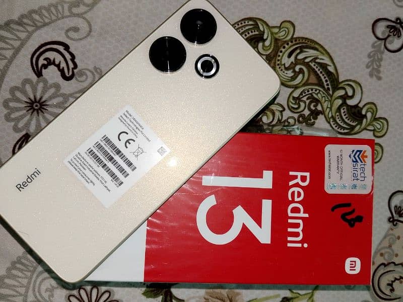 Redmi 13 10/10 Phone 8/128 GB Just Box Open Not Used 9