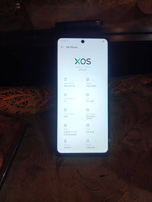 infinix Hot 40 8-256GB set+charger condition fresh ok 1