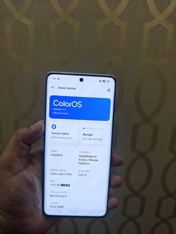 Oppo Find X6 Pro 16/512 Non PTA Non Active 2