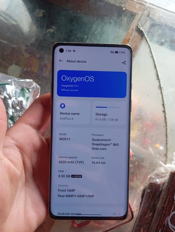 OnePlus 8 urgently sale full new condition 1