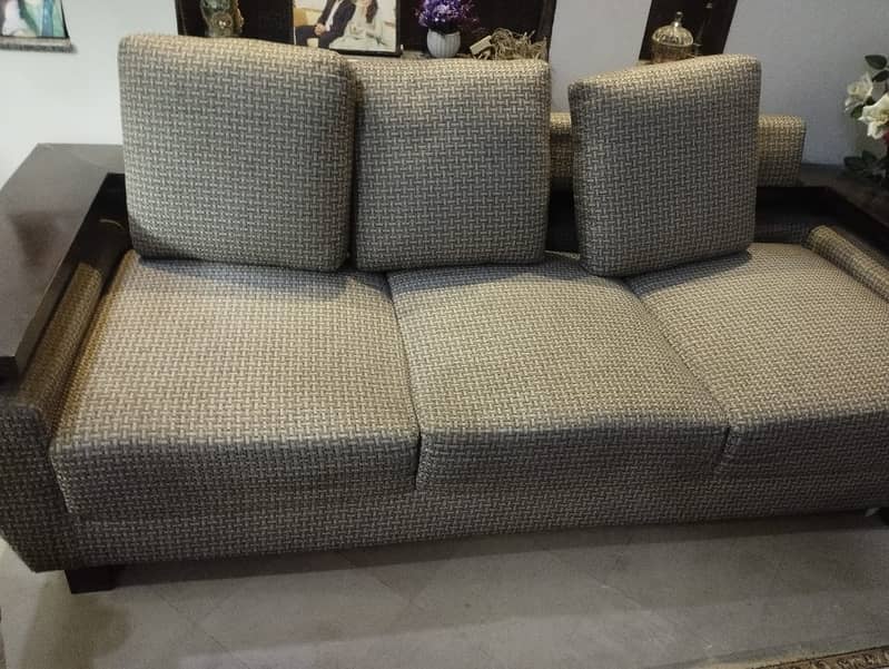 Sofa Set // 7 seater sofa set // Wooden Sofa 0