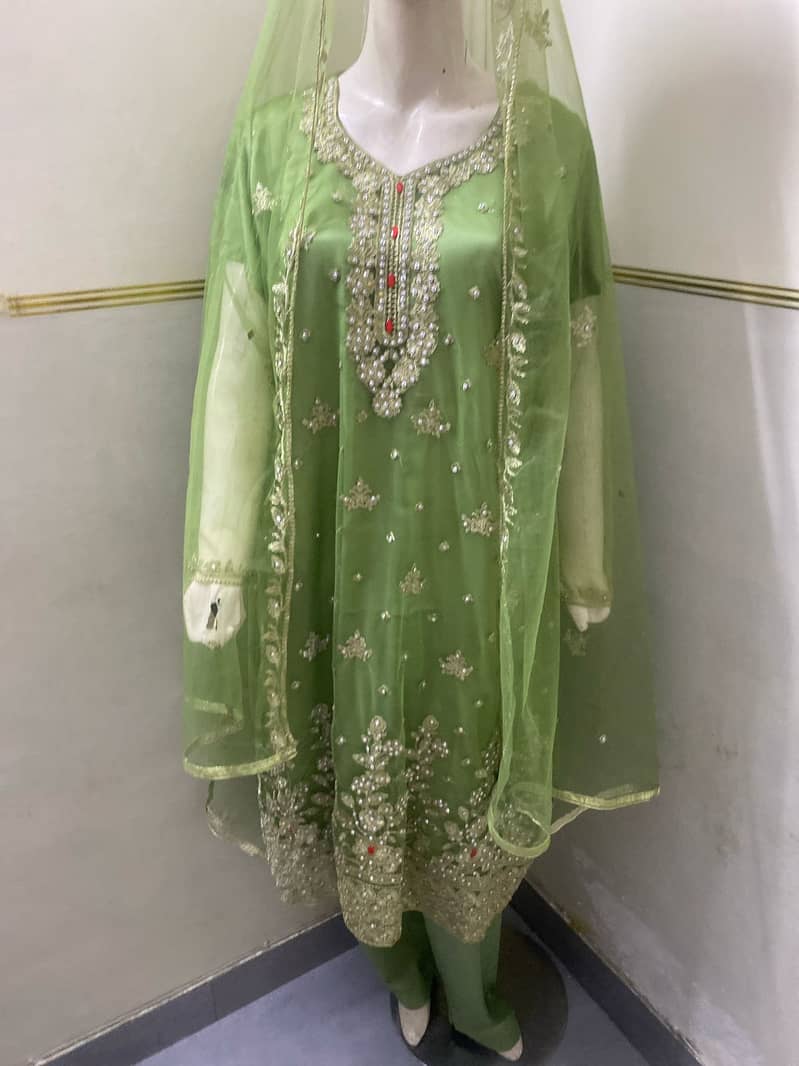 Embroidery Suit / 3pc suit / Ladies formal Collection 2-Piece Suit 3