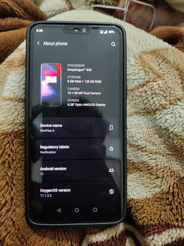 OnePlus6 Dual Sim PTA Best for Gaming and Camera 6