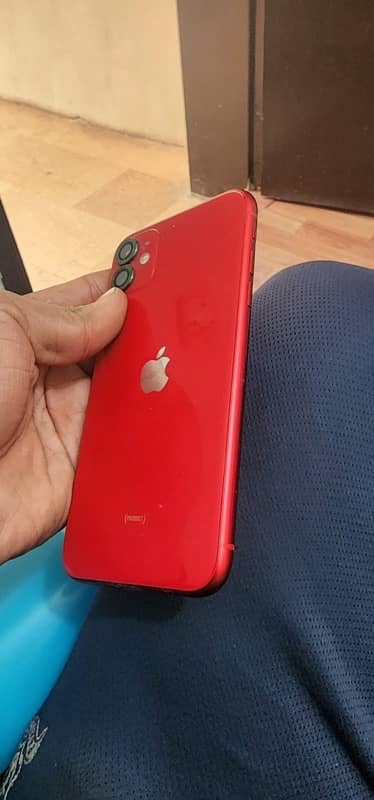 Iphone 11 red 128 PTA Approved lush condition 4