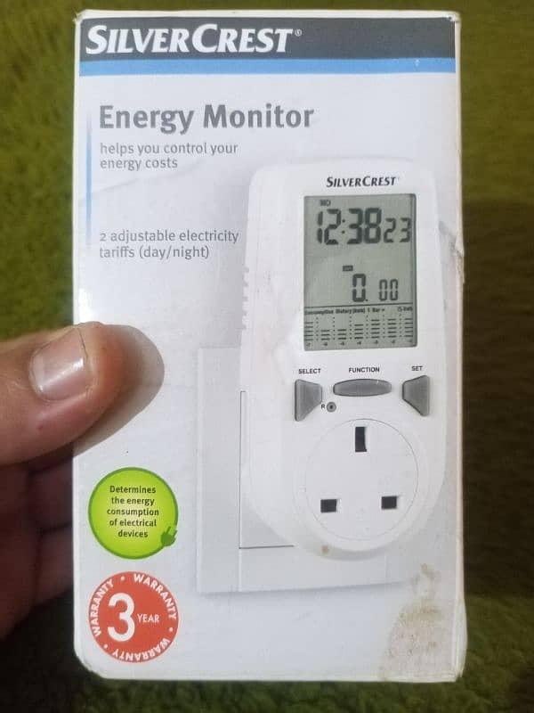 Electric Energy Monitor UK branded SilverCrest 2