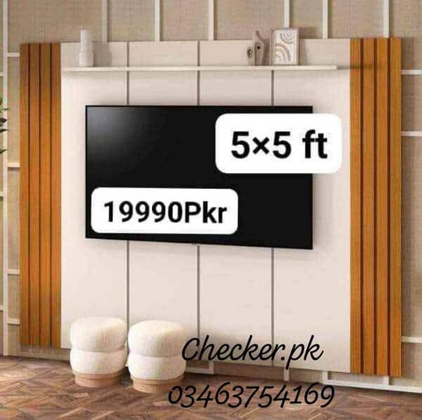 led Console, media wall, tv stand, wall console, wall decor, led panel 8