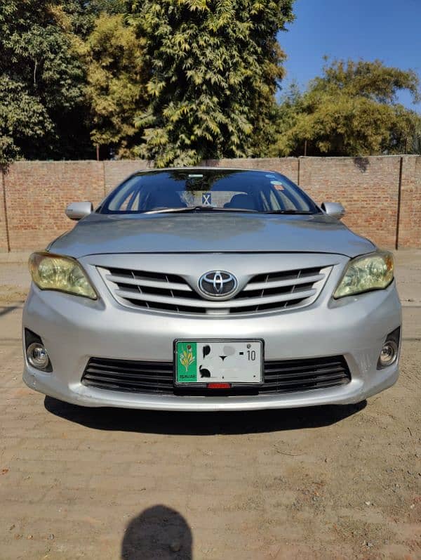 Toyota Corolla GLI 2010 my own name registered 0